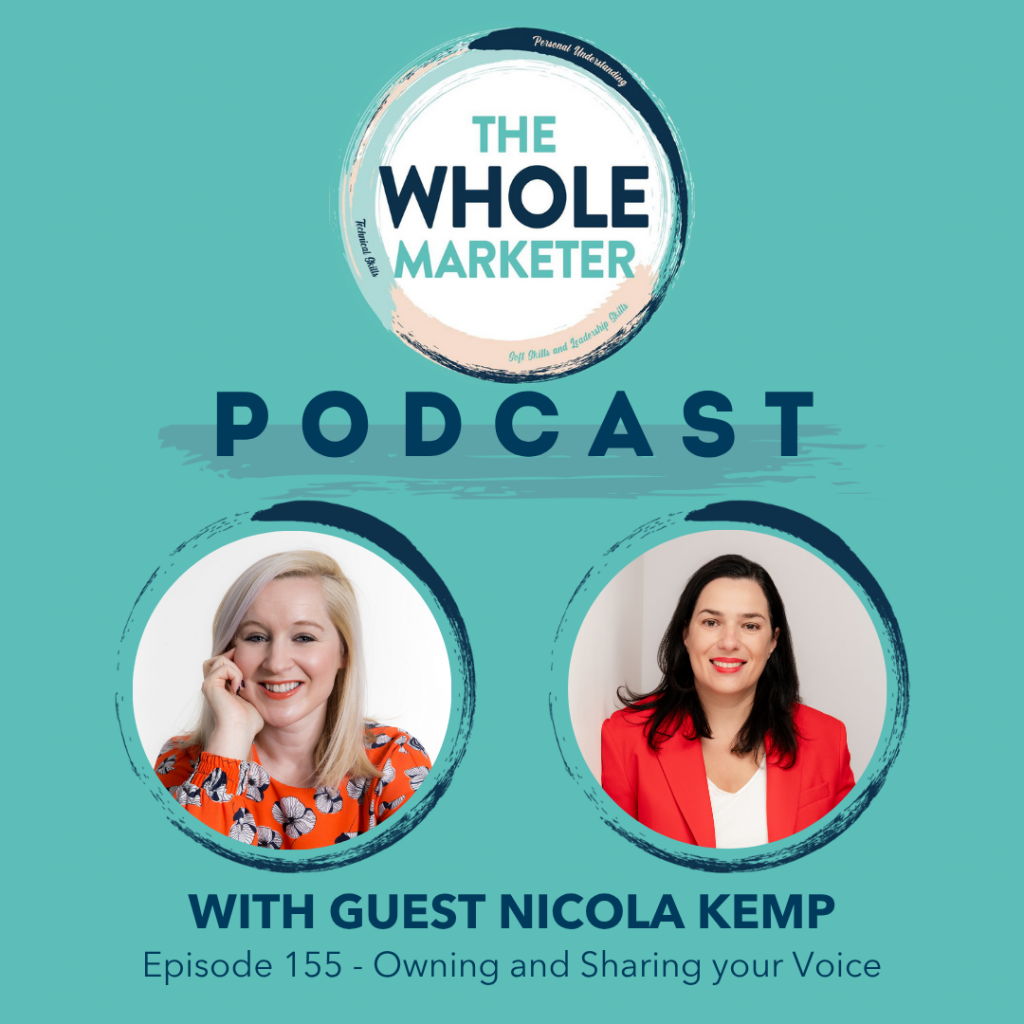 Nicola Kemp Creative Brief Owning and Sharing your Voice Linkedin