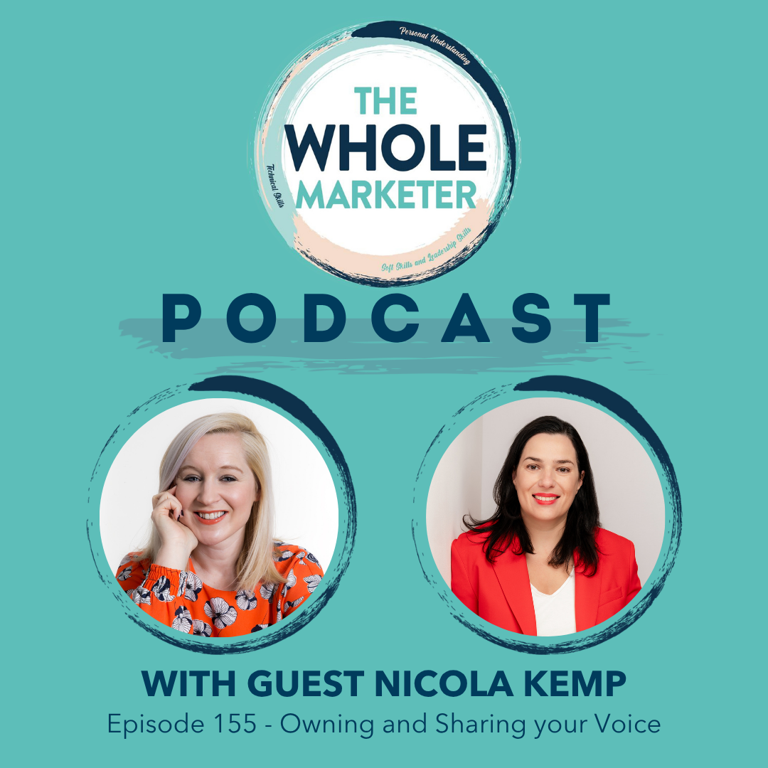 Nicola Kemp Creative Brief Owning and Sharing your Voice Linkedin